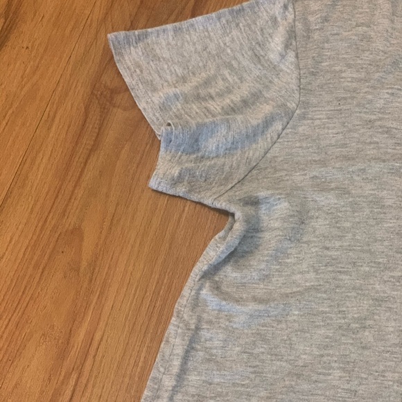 Gaze “Fries” Grey Scoop-neck Short Sleeve Top - Picture 6 of 10